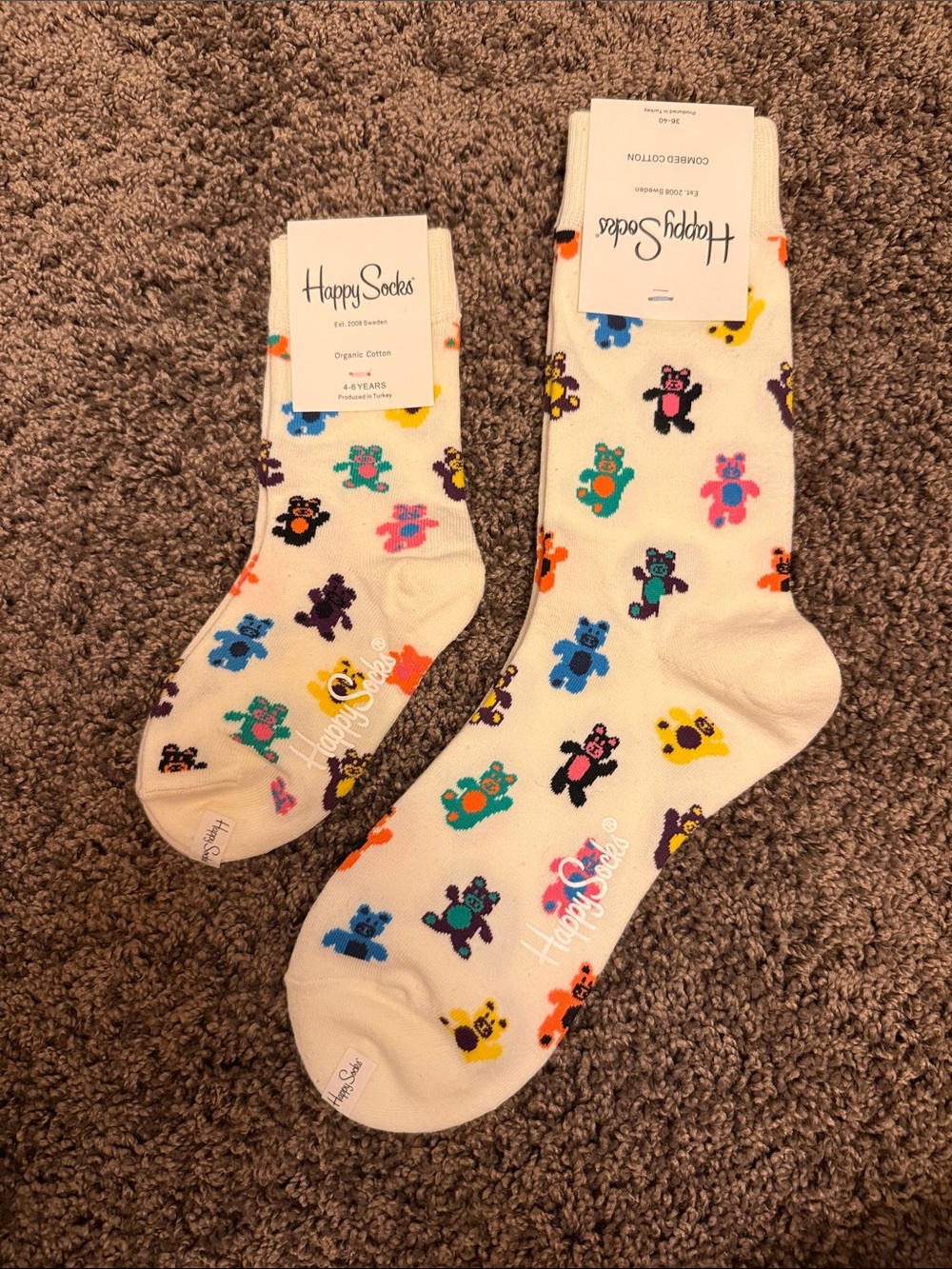 New Happy Socks gummy bears mommy and me socks